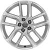 Audi 5 Double Spoke [A4 8W] Diamond Silver Wheel Img 1