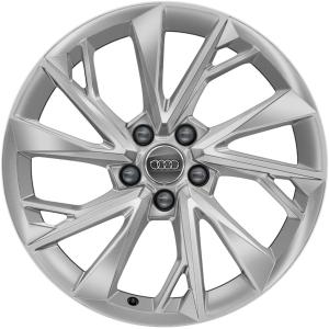 18" Audi 5 Twin Spoke [A4 8W] Diamond Silver alloy wheel