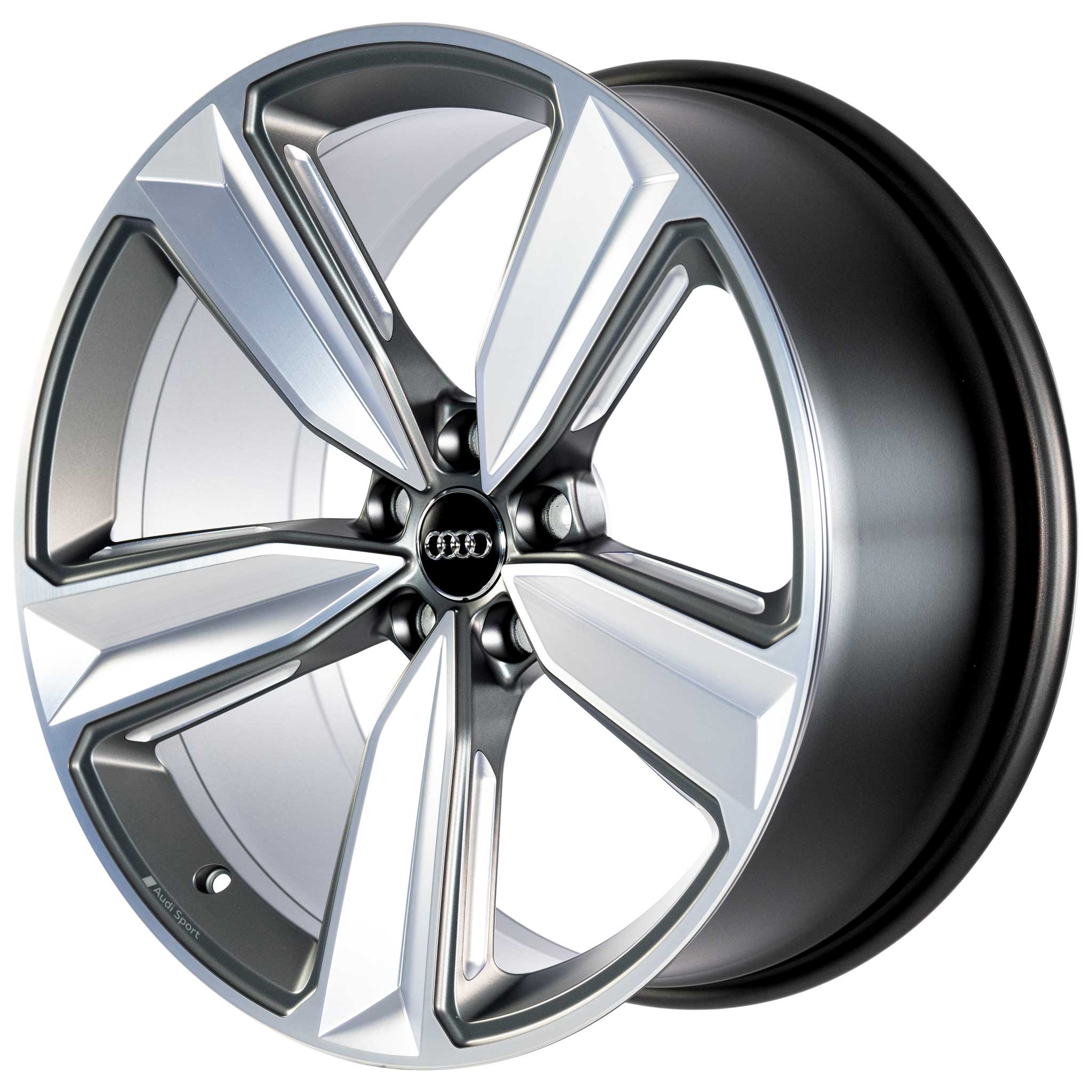 Audi Sport 5 Arm [A4 8W] Titanium Grey with Diamond Cut Alloy Wheel Product Image #2