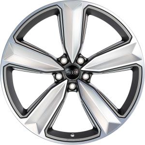 Grey Audi Sport 5 Arm alloy wheel