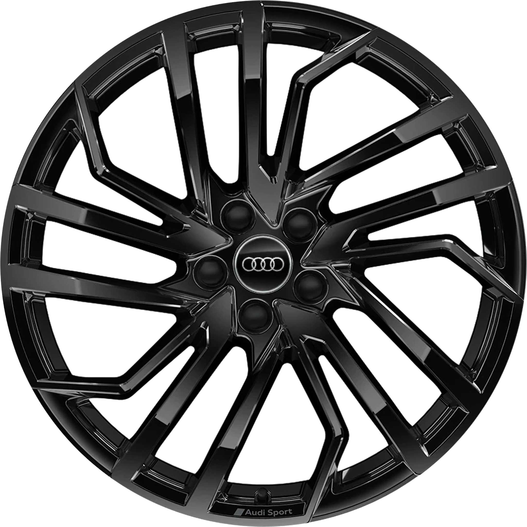 Audi Sport 5 Segment Spoke Evo [A4 8W] Gloss Black Alloy Wheel Product Image #1