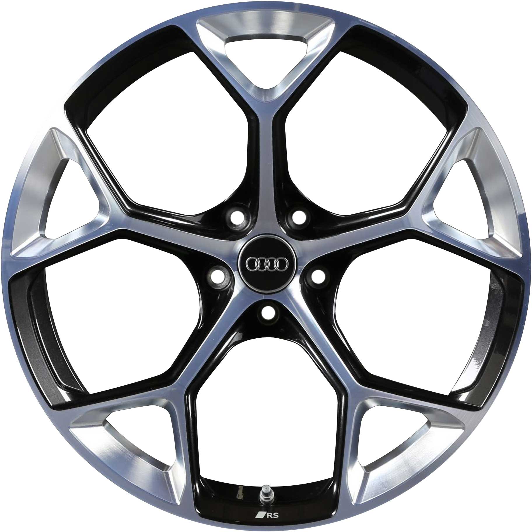 Audi RS 5 Spoke Rotor [A4 8W] Phantom Black with Diamond Cut Alloy Wheel Product Image #1