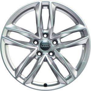 Audi 5 Double Spoke [A4 8W] Galvano Silver Alloy Wheel for Audi A4 & S4 B9 (8W) - Sizes 18in
