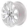 Audi 10 Spoke Crystal [A4 8W] Diamond Silver Wheel Img 2