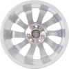 Audi 10 Spoke Crystal [A4 8W] Diamond Silver Wheel Img 3