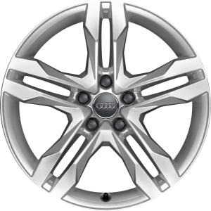 18" Audi 10 Spoke [A4 8W9] Diamond Silver alloy wheel