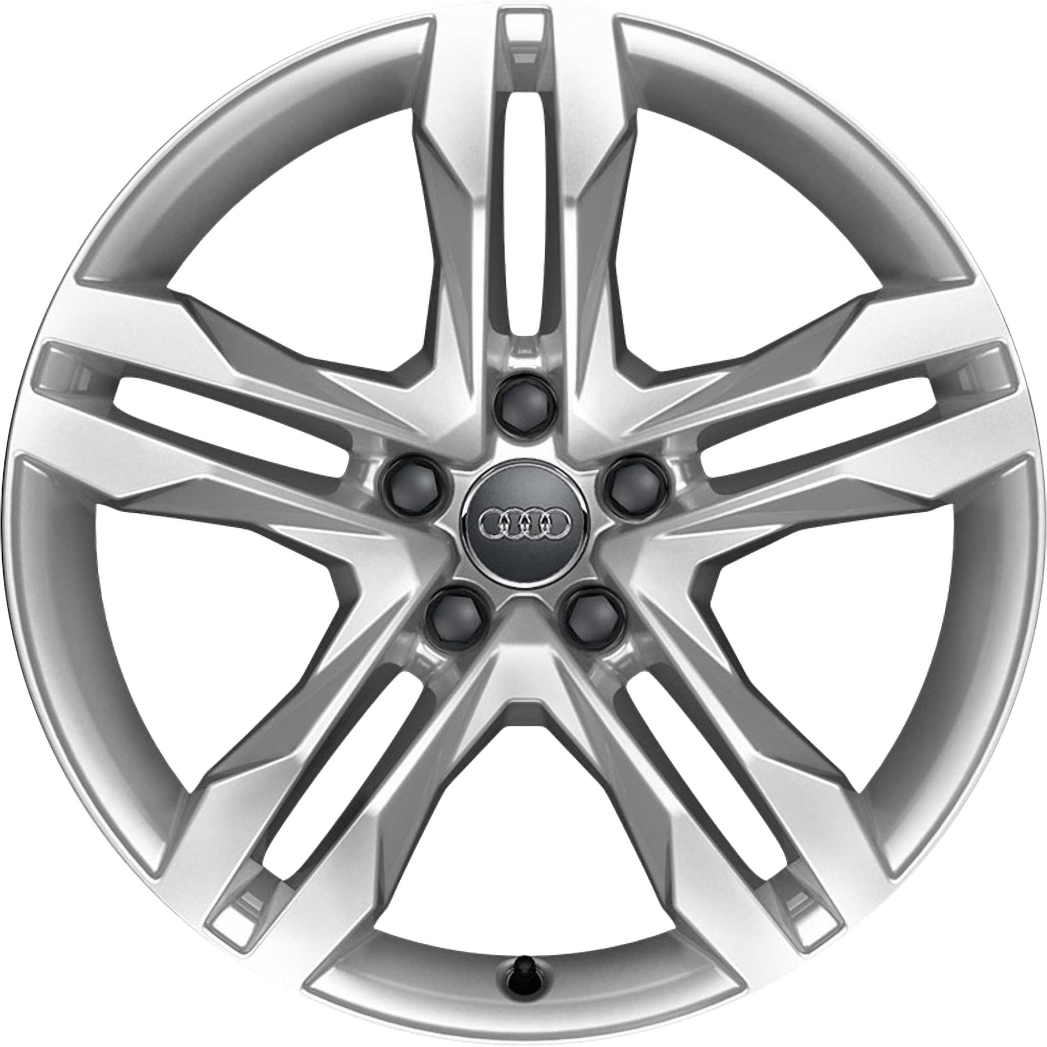 Audi 10 Spoke [A4 8W9] Diamond Silver Alloy Wheel Product Image #1