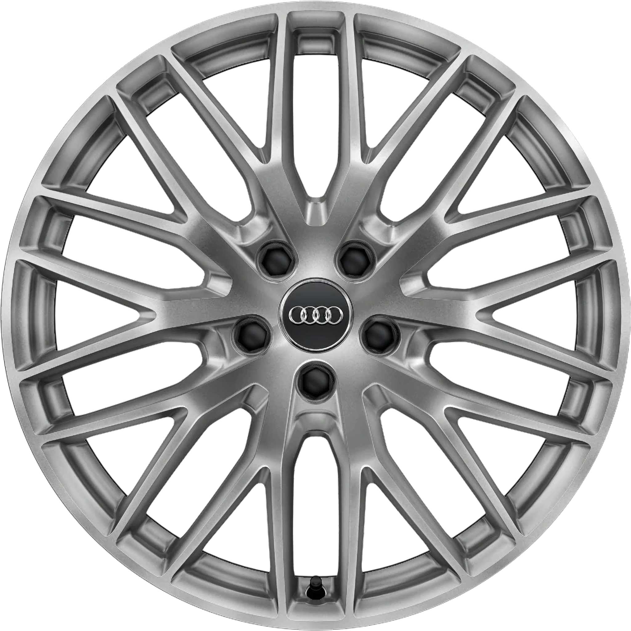 Audi 10 Y Spoke [A4 8W9] Galvano Silver with Diamond Cut Alloy Wheel Product Image #1