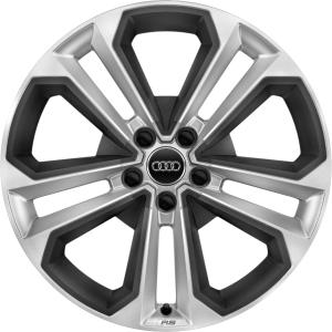 19" Audi RS Spoke [A4 8W9] Galvano Silver alloy wheel