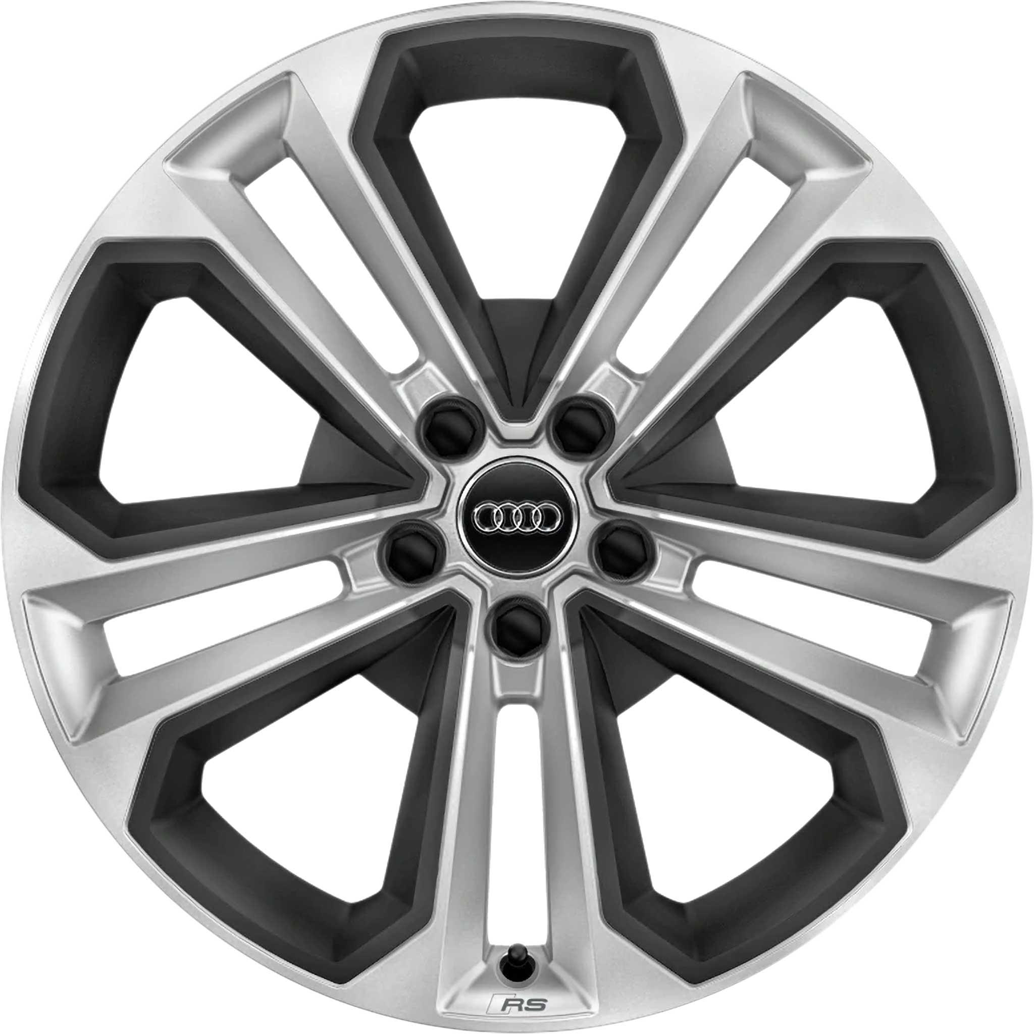 Audi RS Spoke [A4 8W9] Galvano Silver Alloy Wheel Product Image #1
