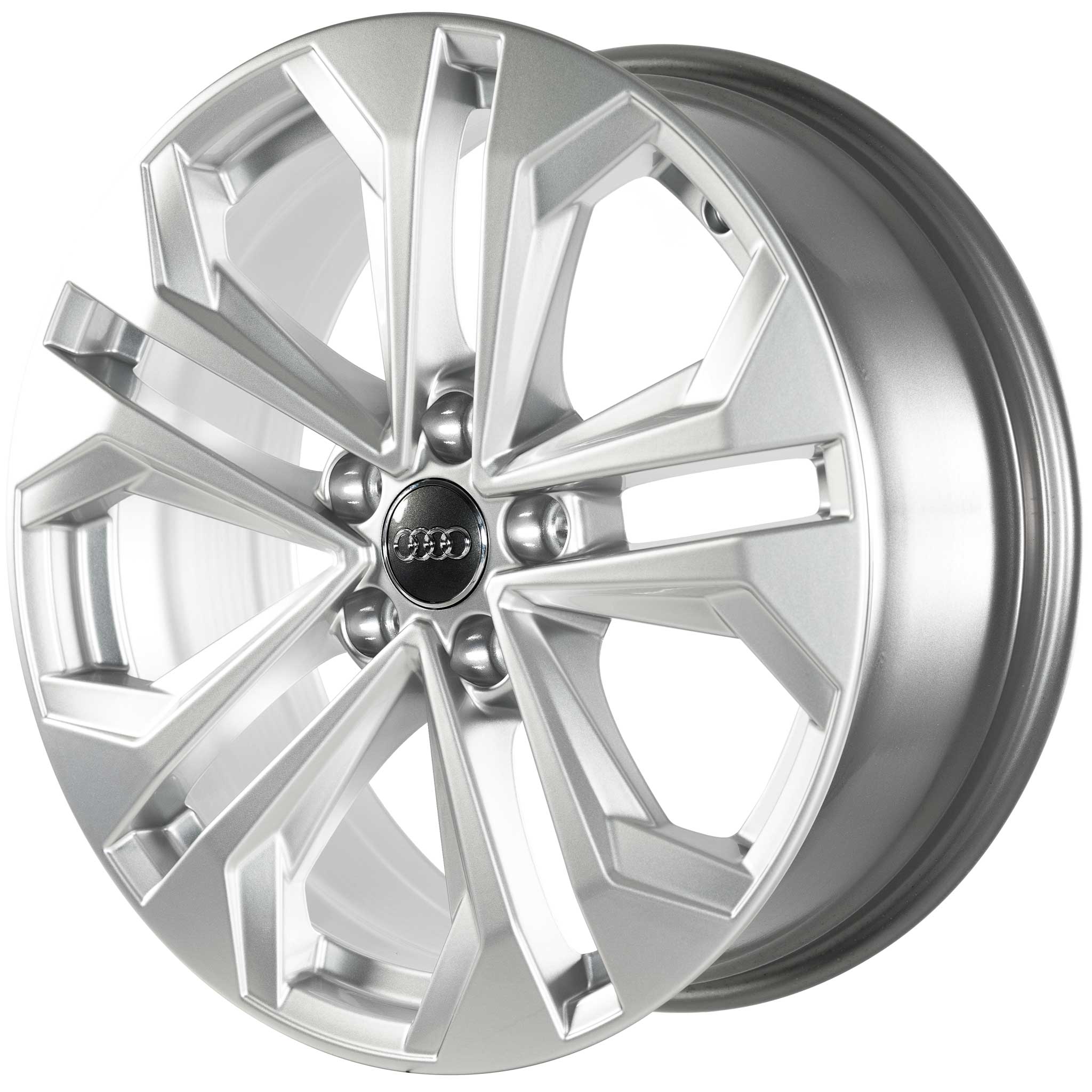 Audi 5 Twin Arm V [A4 8W9] Diamond Silver Alloy Wheel Product Image #2