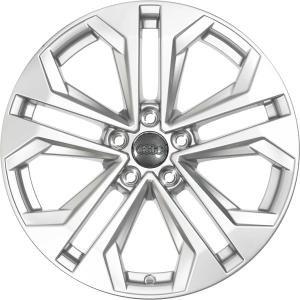 18" Audi 5 Twin Arm V [A4 8W9] Diamond Silver alloy wheel