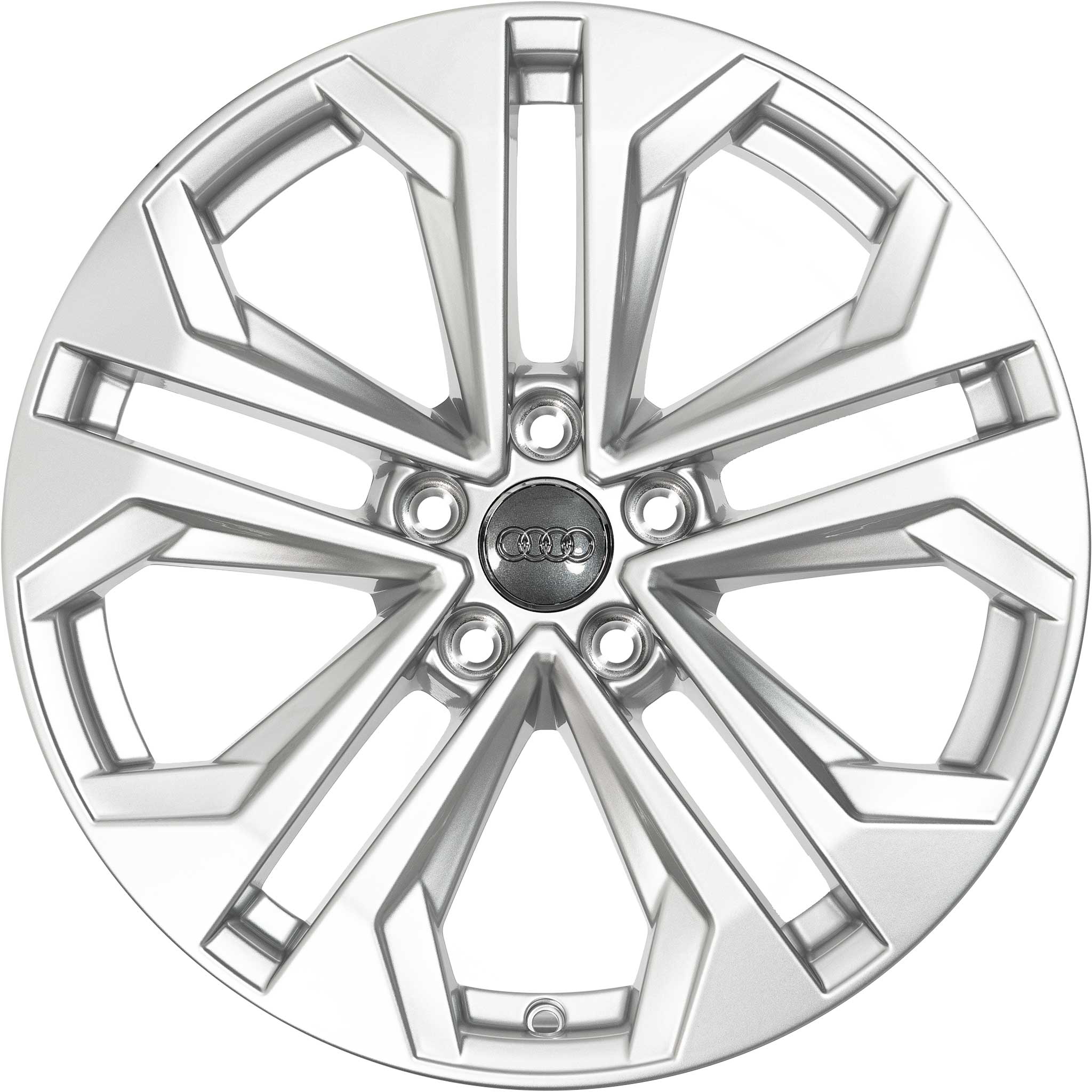 Audi 5 Twin Arm V [A4 8W9] Diamond Silver Alloy Wheel Product Image #1