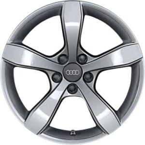 Audi 5 Spoke [A1 8X] Diamond Silver Alloy Wheel for Audi A1 & S1 8X - Sizes 16in, 17in