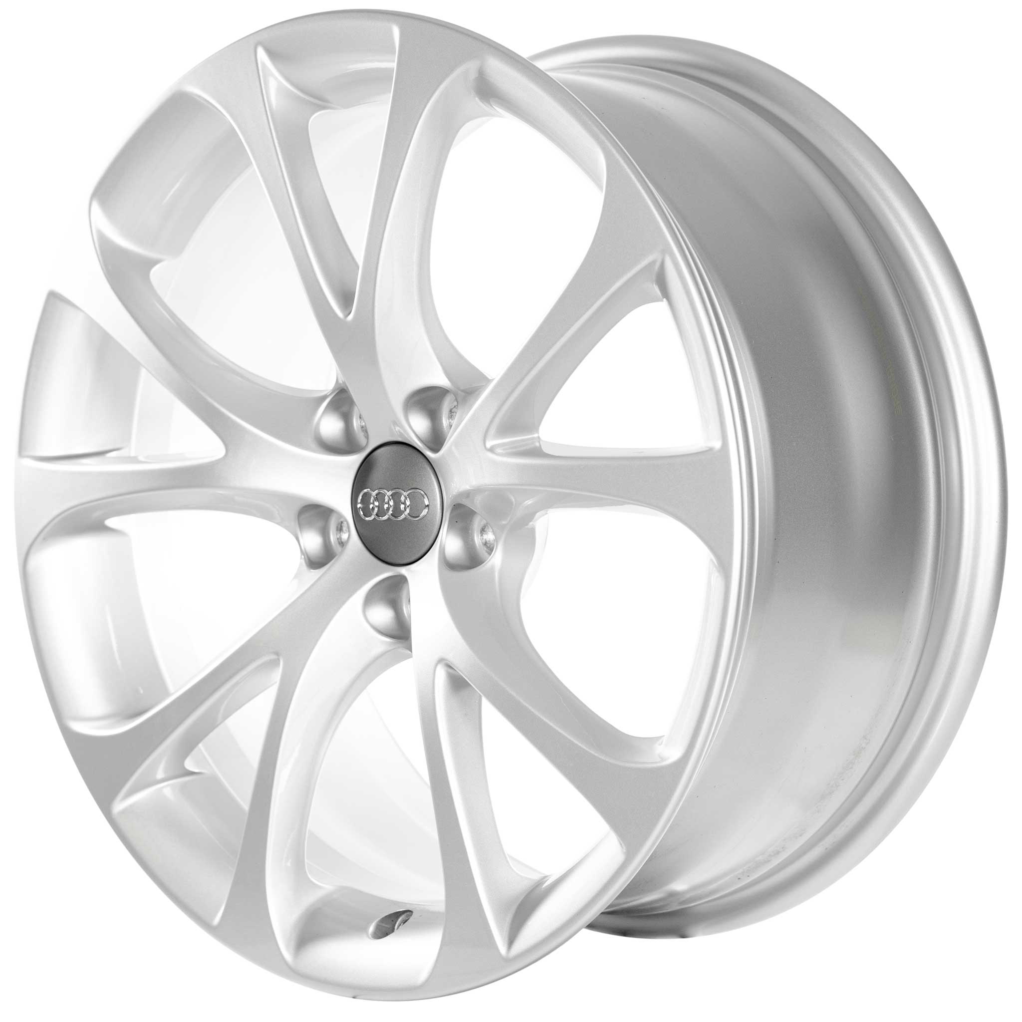 Audi 5 Spoke [A1 8X] Diamond Silver Alloy Wheel Product Image #2