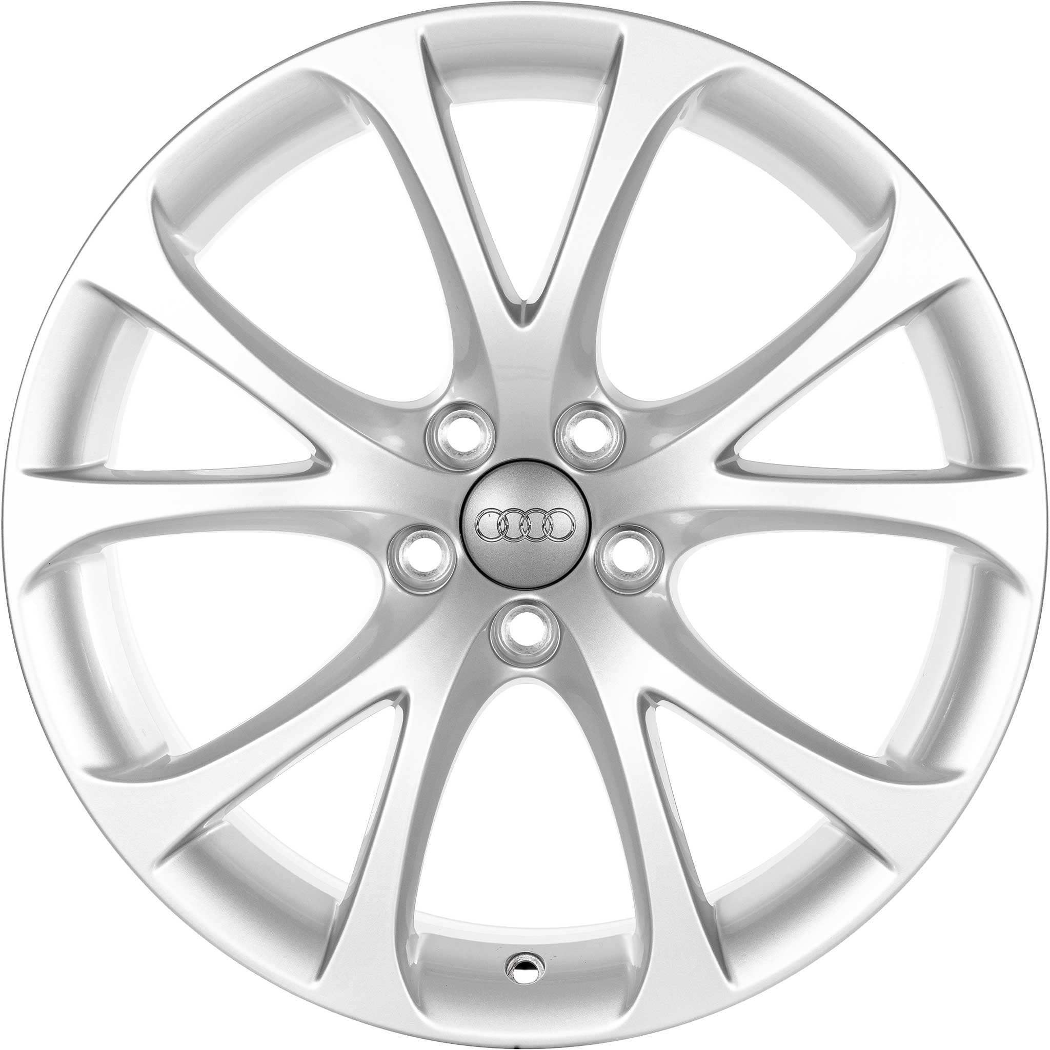 Audi 5 Spoke [A1 8X] Diamond Silver Alloy Wheel Product Image #1