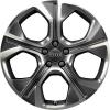 Audi 5 Spoke [A1 8X] Anthracite with Diamond Cut Wheel Img 1