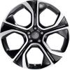 Audi 5 Spoke [A1 8X] Matt Black with Diamond Cut Wheel Img 1