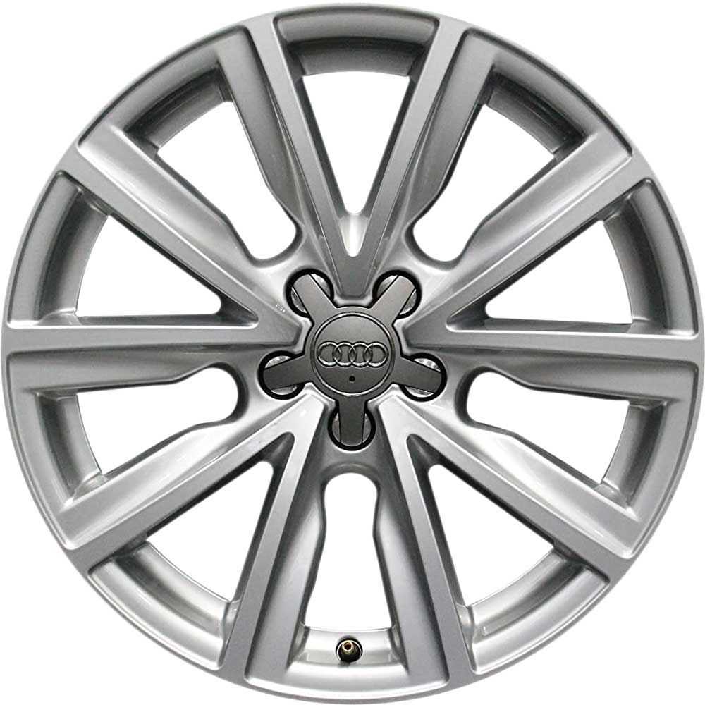 Audi 5 Twin Spoke [A1 8X] Diamond Silver Alloy Wheel Product Image #1