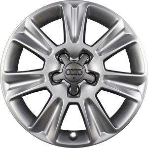 Audi 7 Spoke [A1 8X] Diamond Silver Alloy Wheel for Audi A1 & S1 8X - Sizes 15in, 16in, 17in