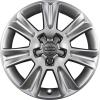 Audi 7 Spoke [A1 8X] Diamond Silver Wheel Img 1