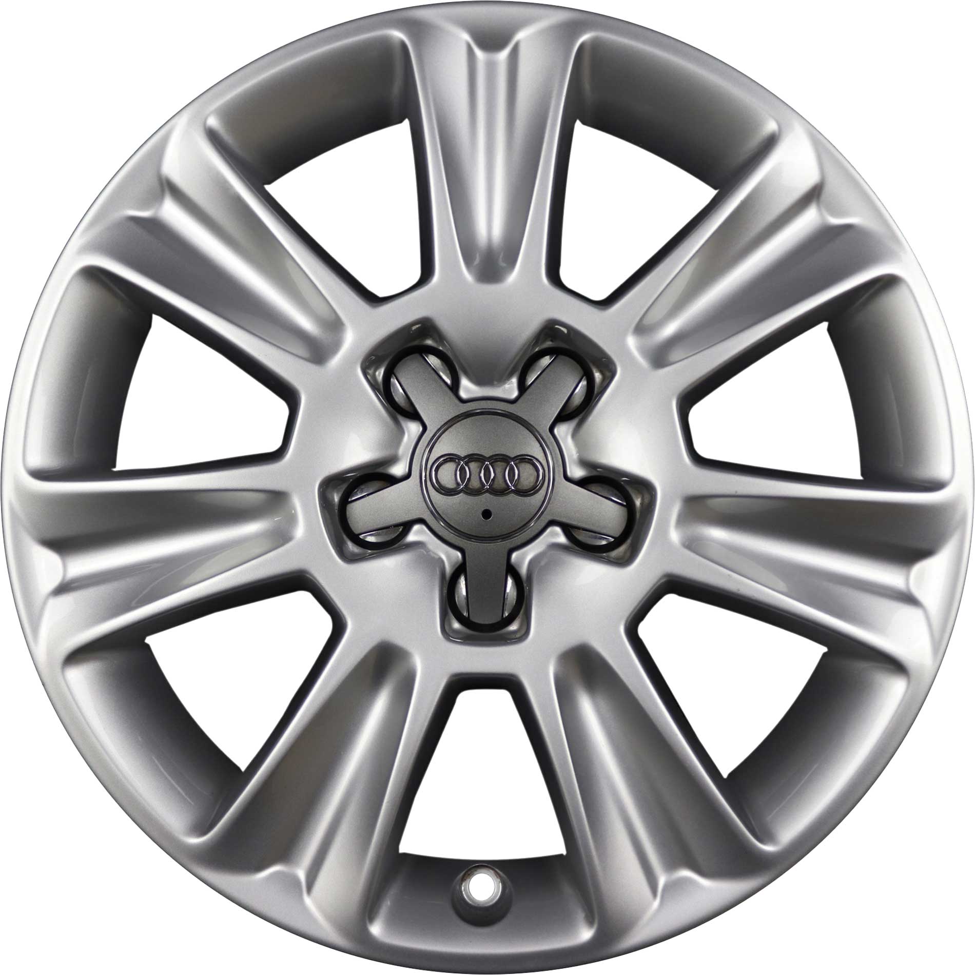 Audi 7 Spoke [A1 8X] Diamond Silver Alloy Wheel Product Image #1
