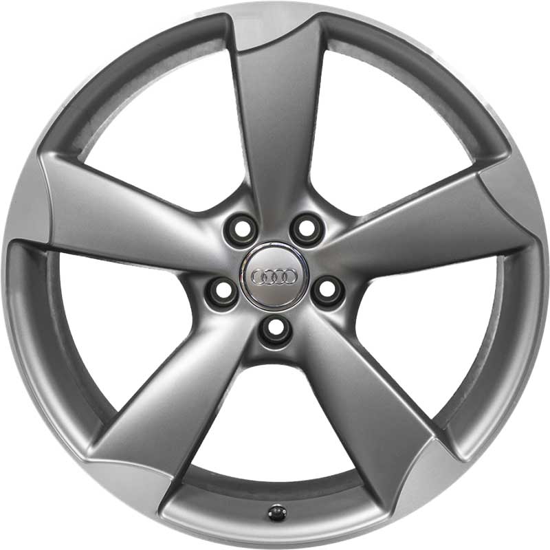 Audi 5 Rotator Spoke [A1 8X] Titanium Grey with Diamond Cut Alloy Wheel Product Image #1
