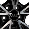 Audi 5 V Spoke [A1 8X] Titanium Grey with Diamond Cut Wheel Img 4