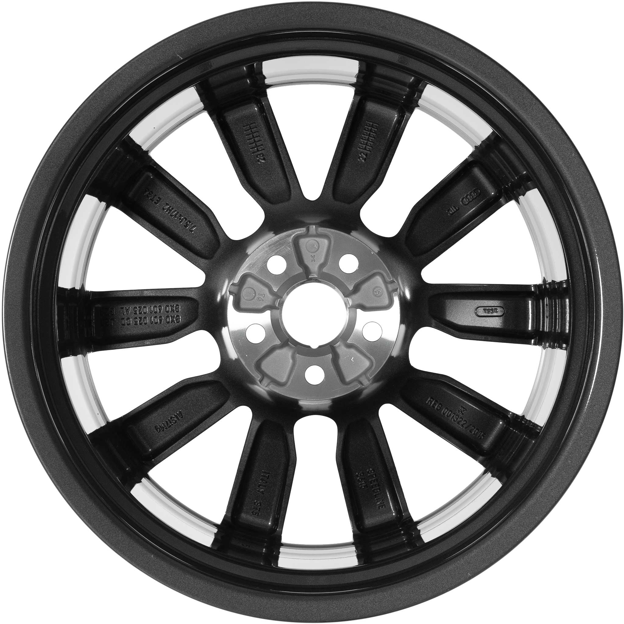 Audi 5 Twin Spoke [A1 8X] Graphite Grey Alloy Wheel Product Image #3