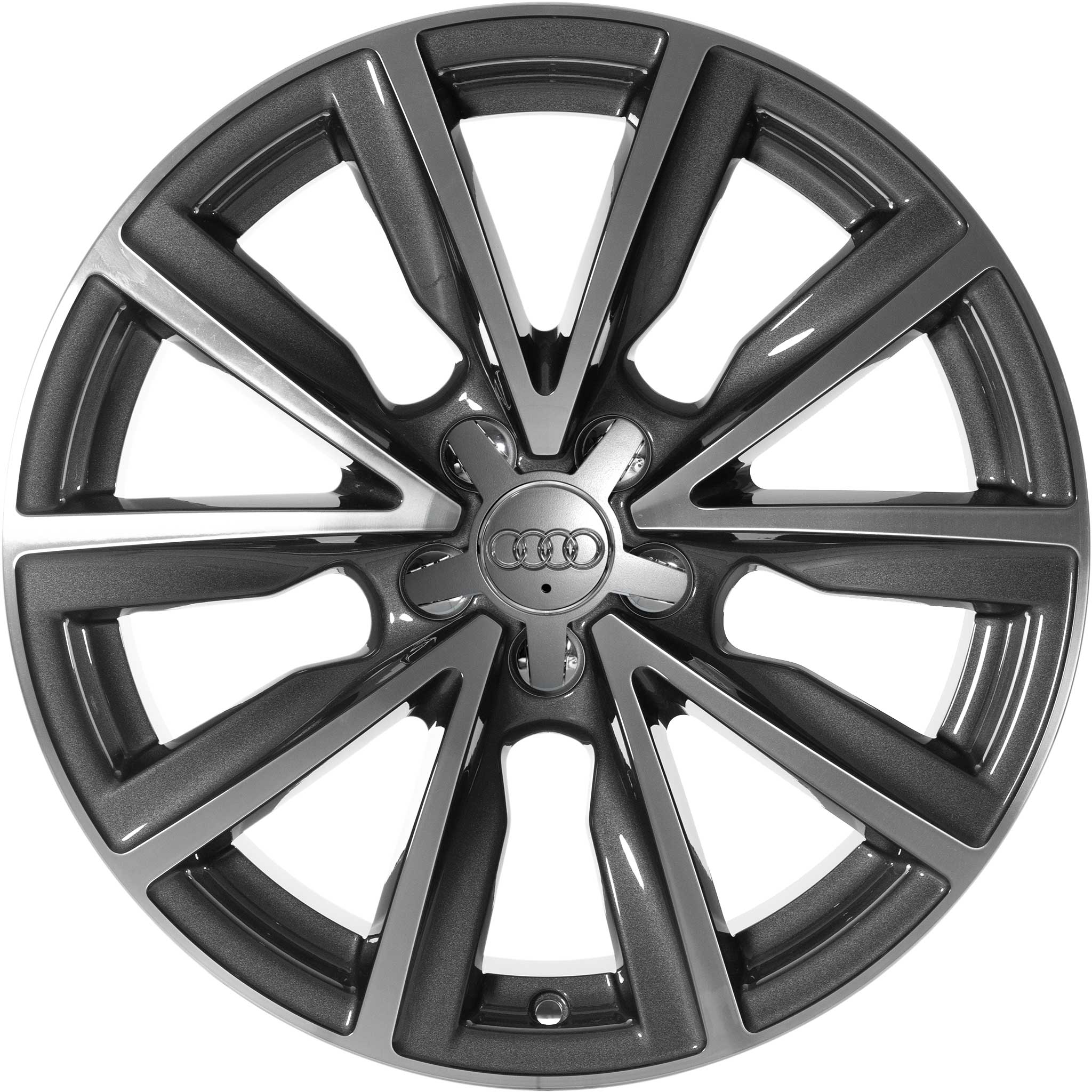 Audi 5 Twin Spoke [A1 8X] Graphite Grey Alloy Wheel Product Image #1