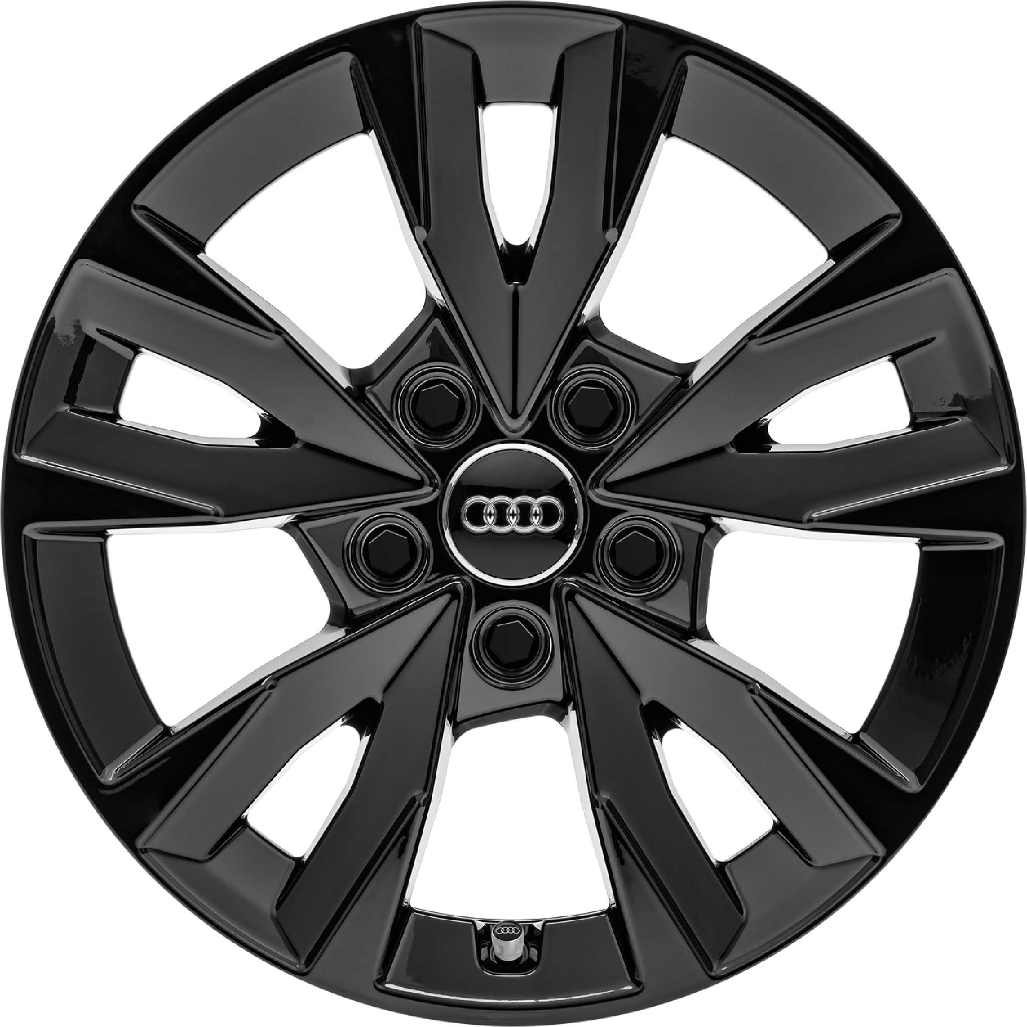 Audi 5 V Spokes [A3 8Y] Gloss Black Alloy Wheel Product Image #1