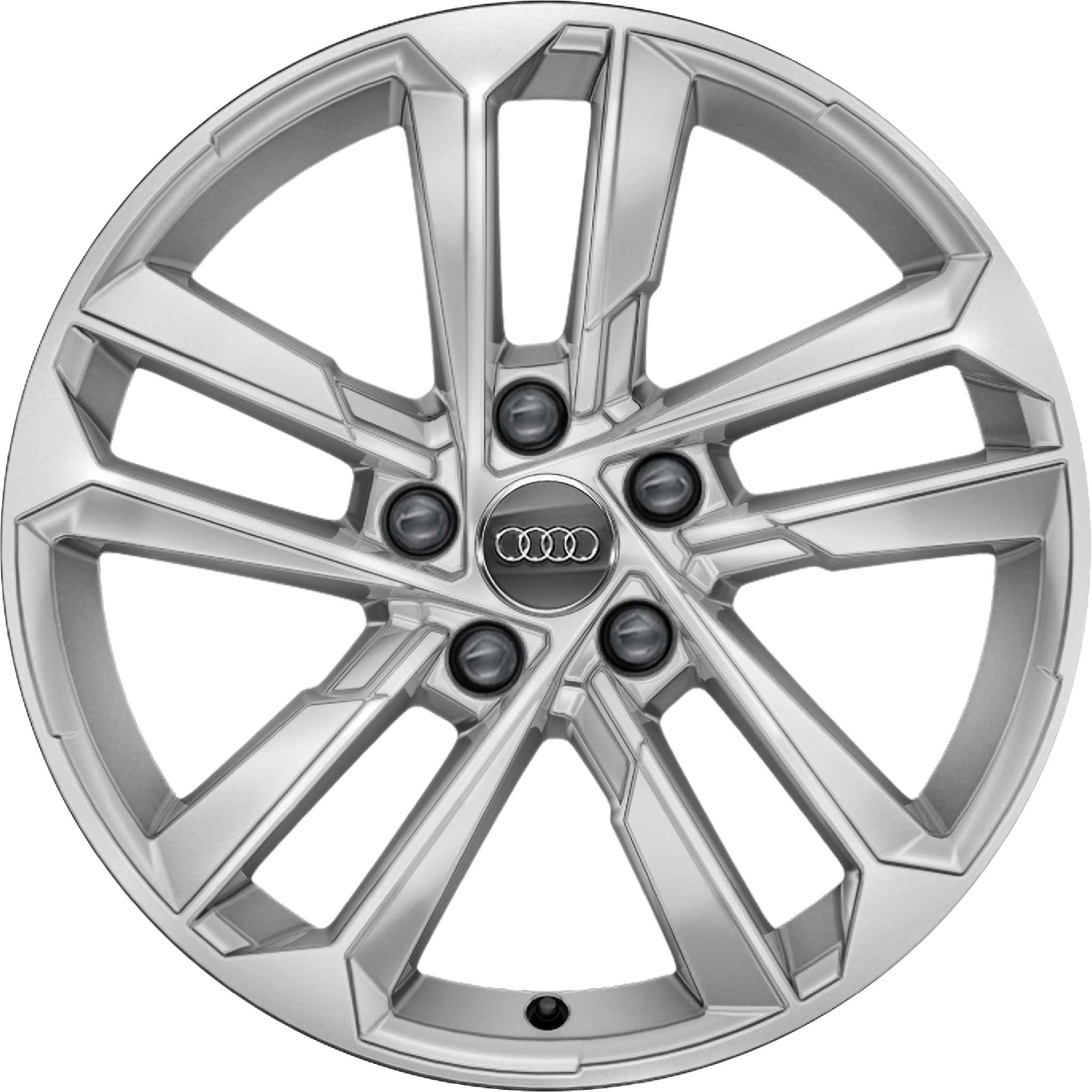 Audi 5 Parallel Spoke [A3 8Y] Diamond Silver Alloy Wheel Product Image #1