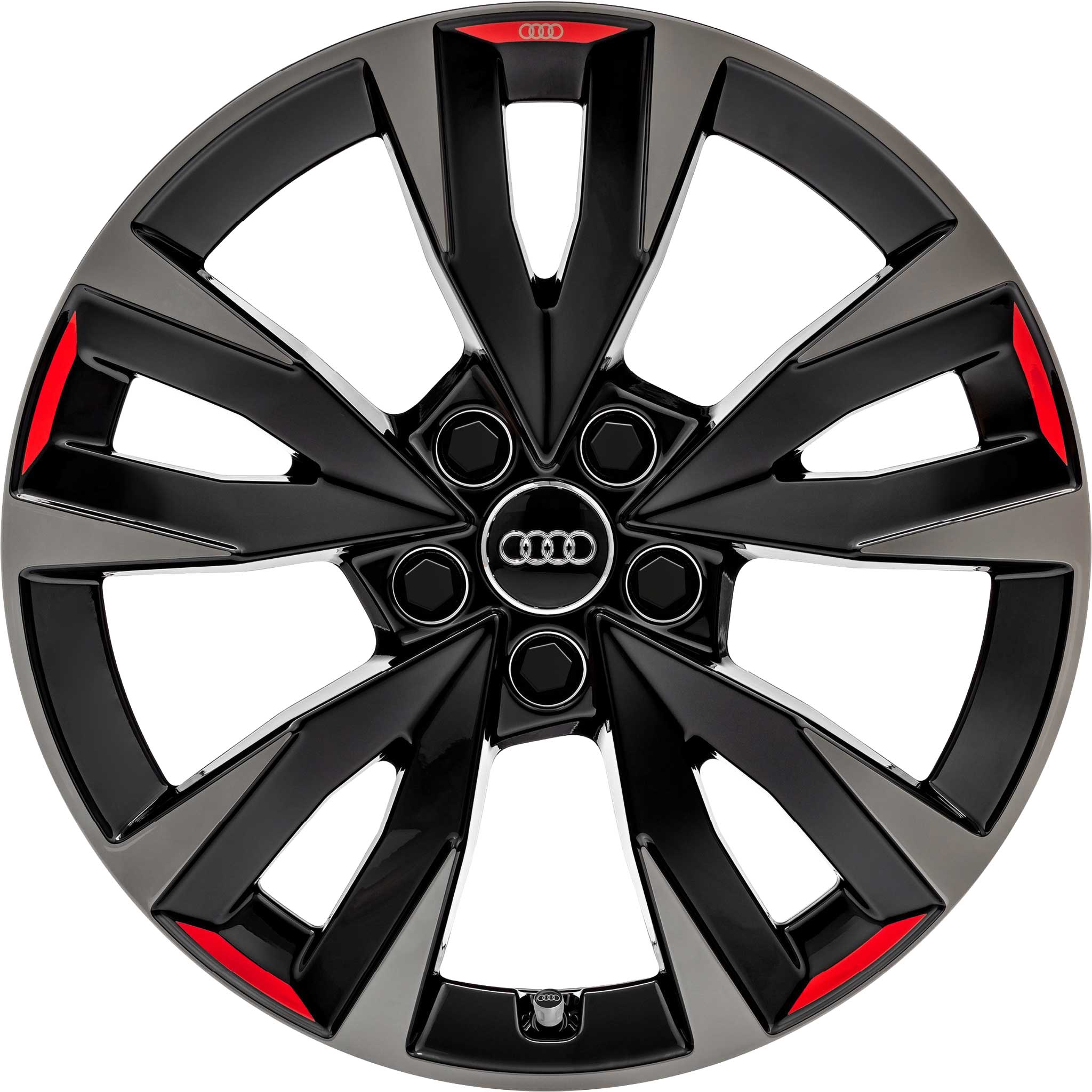 Audi 5 V Spoke [A3 8Y] Gloss Black Alloy Wheel Product Image #1