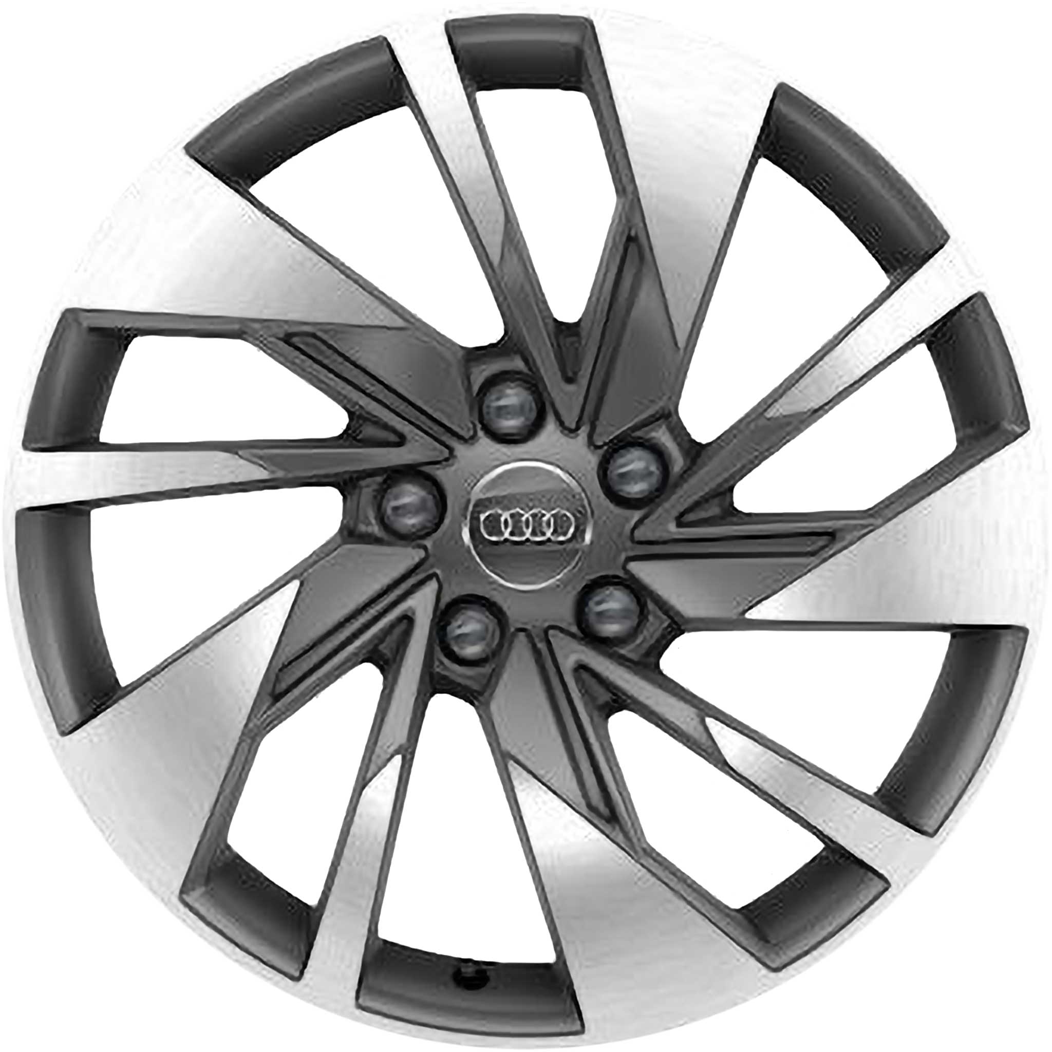 Audi 5 Double Spoke [A3 8Y] Matt Graphite Grey with Diamond Cut Alloy Wheel Product Image #1