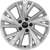 Audi 5 Spoke W Style [A3 8Y] Diamond Silver Wheel Img 1