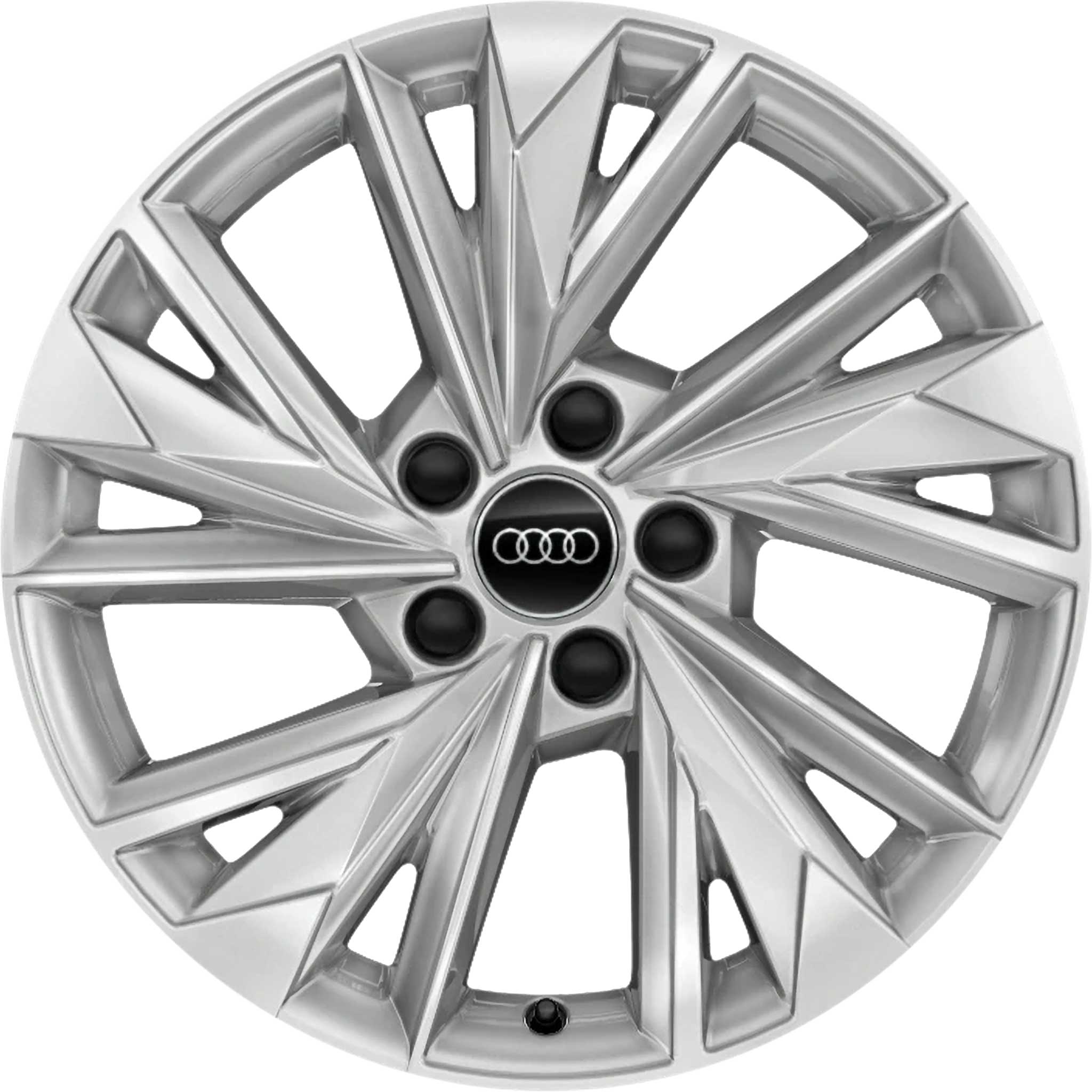 Audi 5 Spoke W Style [A3 8Y] Diamond Silver Alloy Wheel Product Image #1