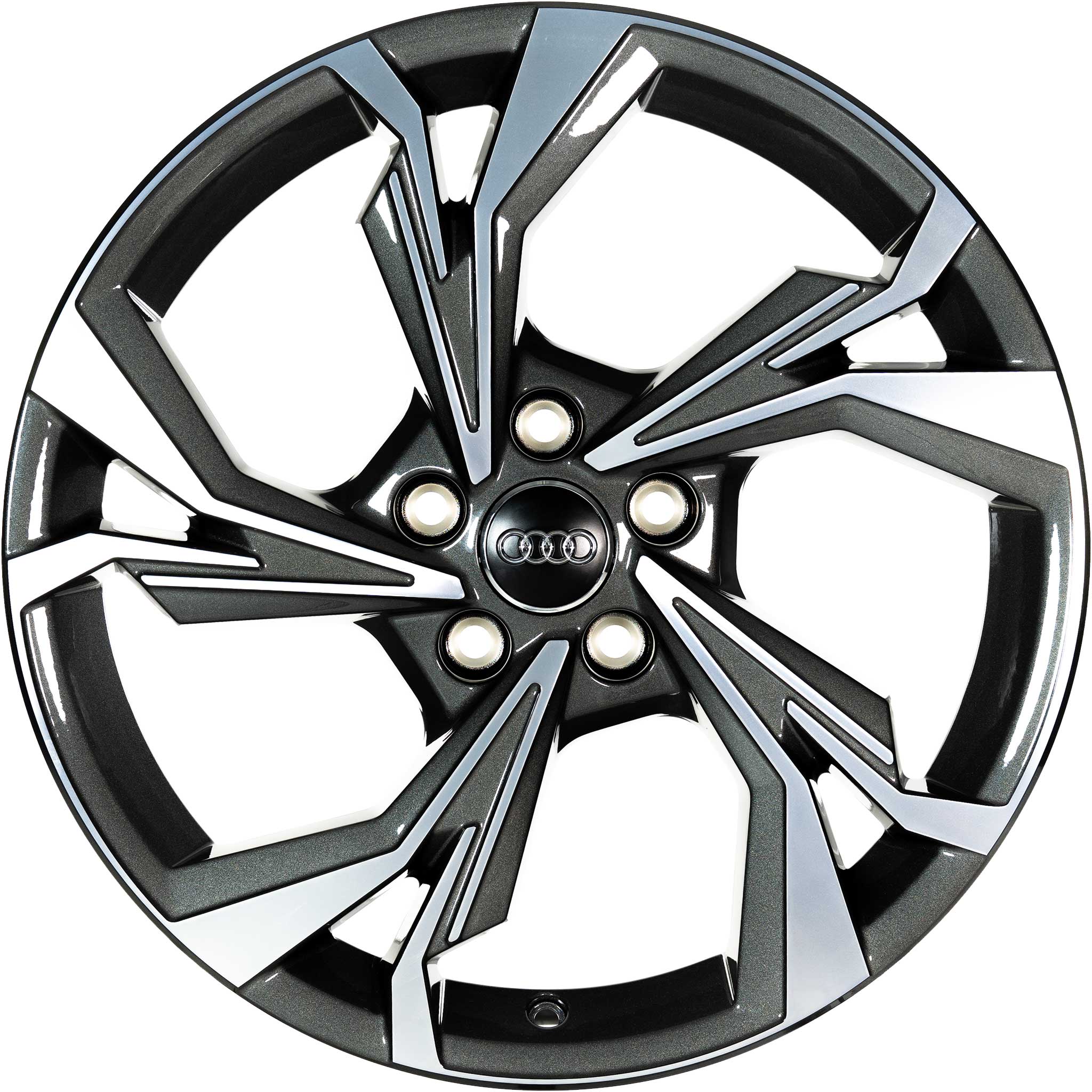 Audi 5 Y Spoke [A3 8Y] Graphite Grey with Diamond Cut Alloy Wheel Product Image #1