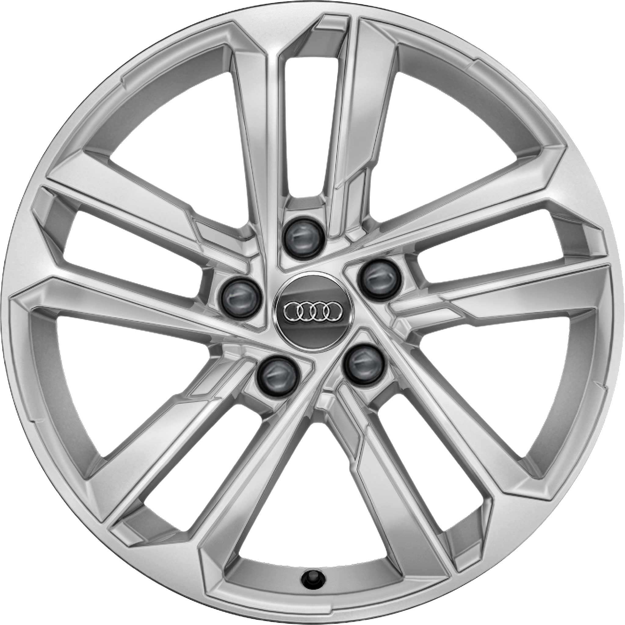 Audi 5 Parallel Spoke [A3 8Y] Diamond Silver Alloy Wheel Product Image #1