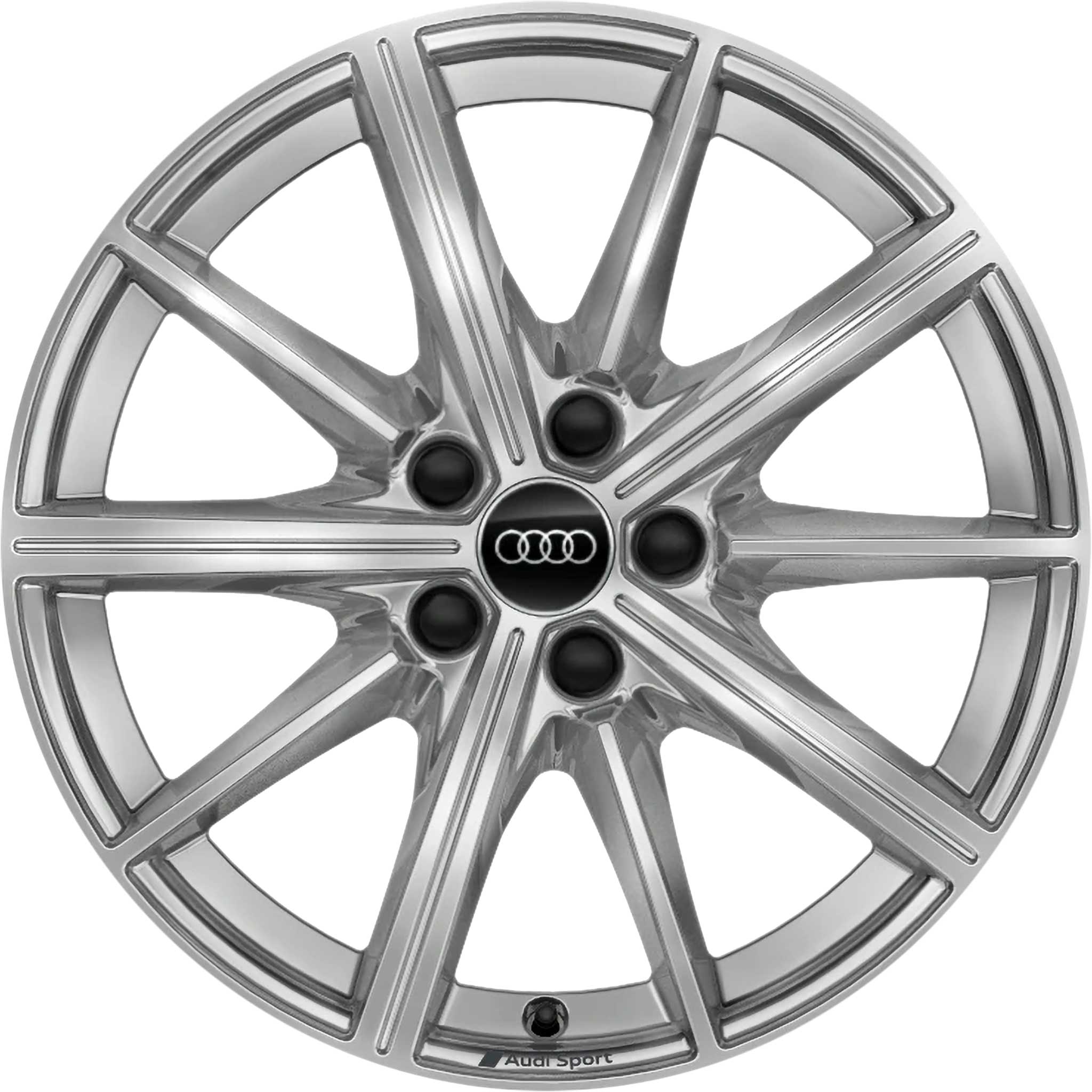 Audi Sport 10 Spoke Star [A3 8Y] Galvano Silver Alloy Wheel Product Image #1