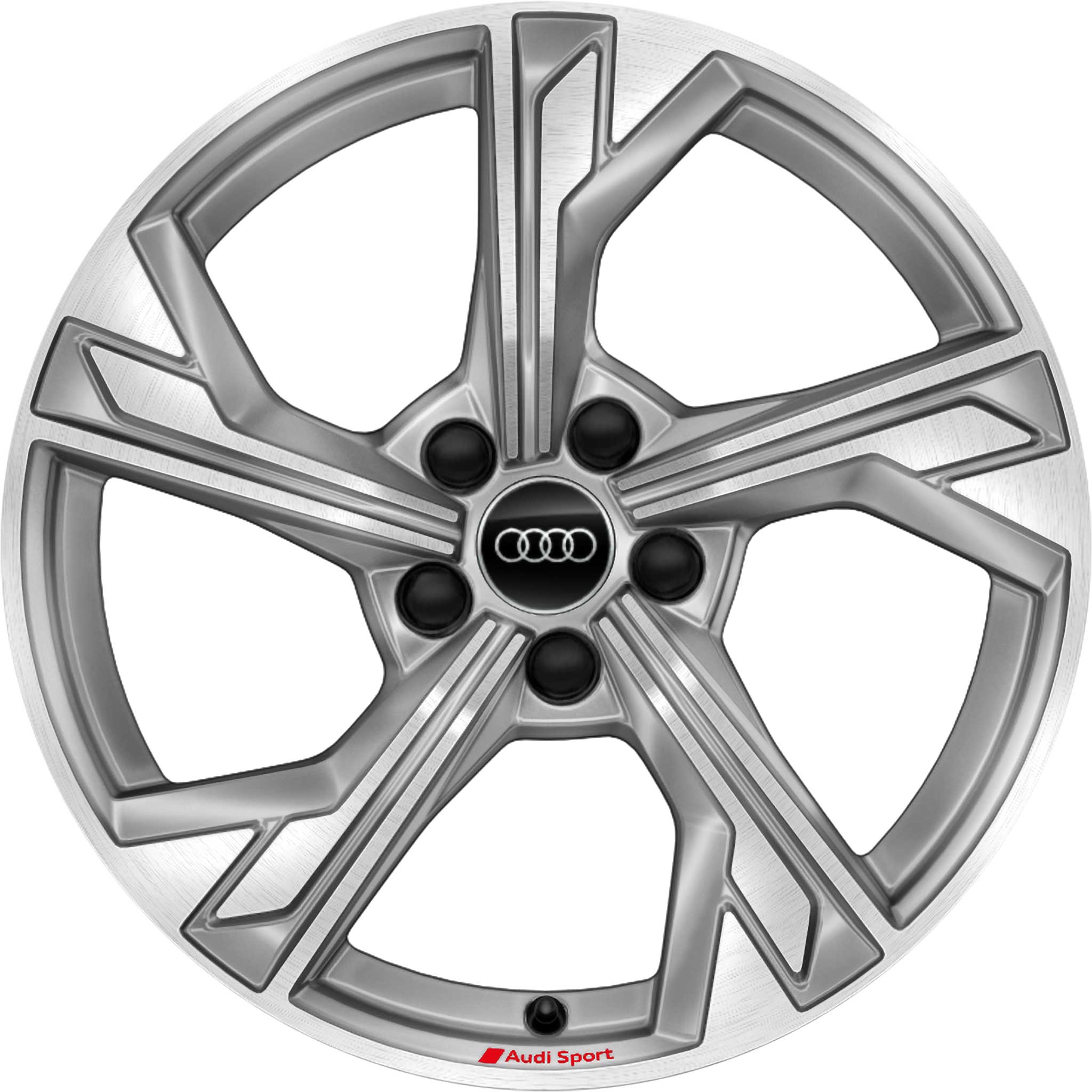 Audi Sport 5 Spoke [A3 8Y] Dark Galvanic Silver with Diamond Cut Alloy Wheel Product Image #1