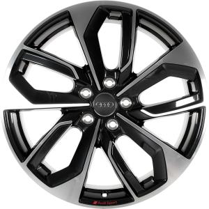 19" Audi Sport 5 Twin Spoke [A3 8Y] Anthracite Black with Diamond Cut alloy wheel