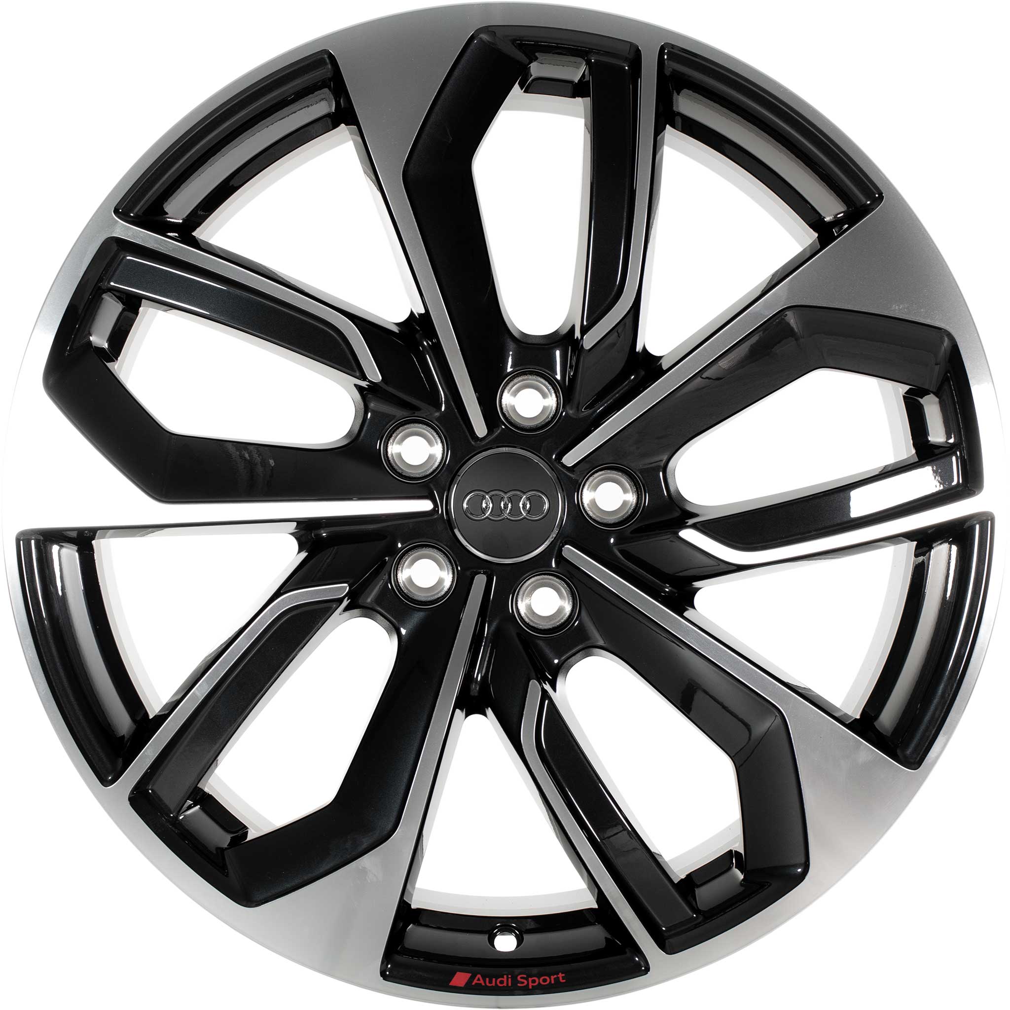 Audi Sport 5 Twin Spoke Edge [A3 8Y] Anthracite Black with Diamond Cut Alloy Wheel Product Image #1