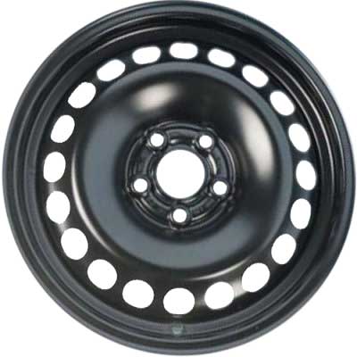 Audi Steel Rally Black Alloy Wheel Product Image #1