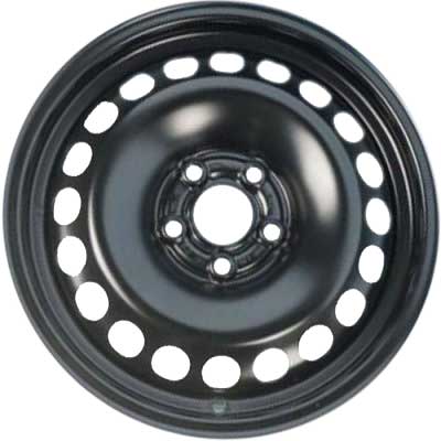 Audi Steel Rally Black Alloy Wheel Product Image #1