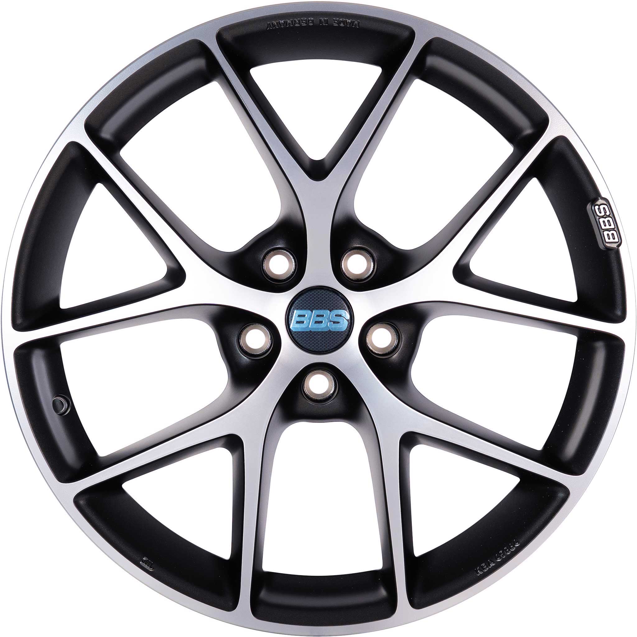 BBS SR Vulcano Gray Diamond Cut Alloy Wheel Product Image #3