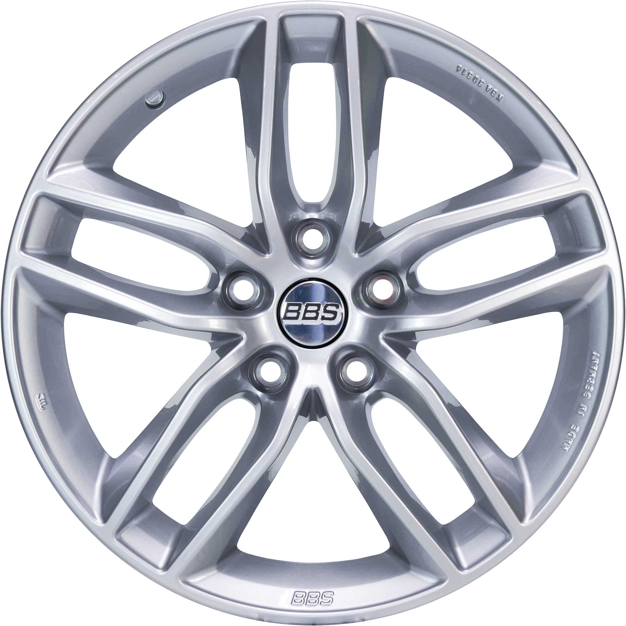 BBS SX Brillant Silver Alloy Wheel Product Image #1