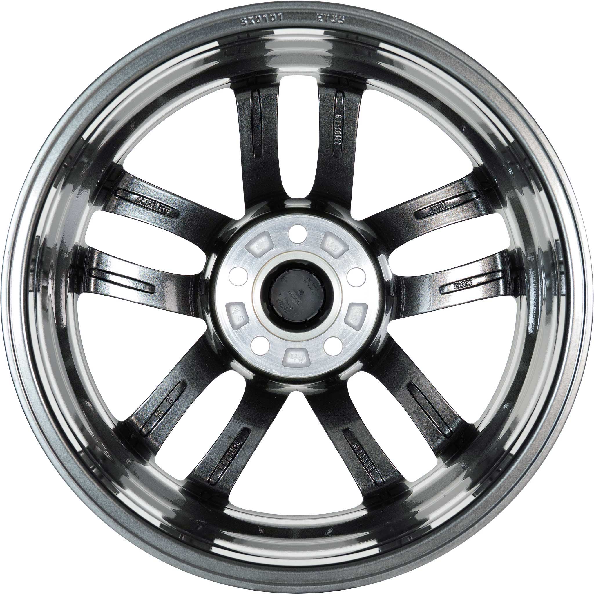 BBS SX Platinum Silver Diamond Cut Alloy Wheel Product Image #3