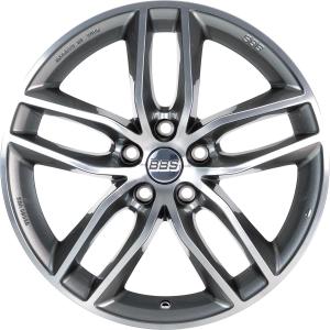 BBS SX Platinum Silver Diamond Cut Alloy Wheel for Mercedes CLS C219 - Sizes 20in