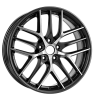 BBS CC-R Unlimited K1 schwarz seidenmatt diagedreht seidenmatt Wheel Img 1