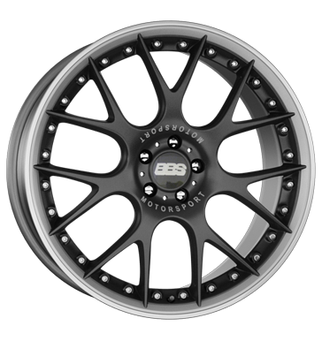 BBS CH-R II Matt Black/Titanium Alloy Wheel Product Image #2